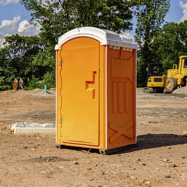 are there any restrictions on what items can be disposed of in the porta potties in Carmel